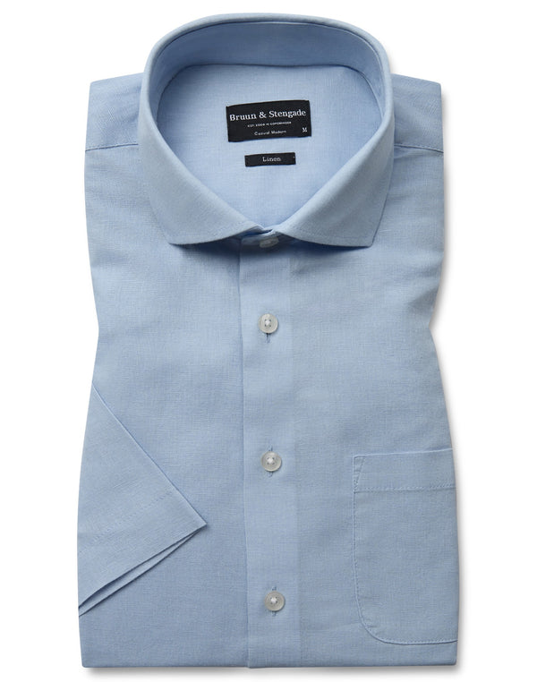 BS Lott Casual Modern Fit Skjorta - Light Blue