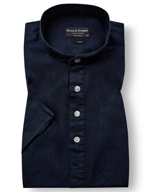 BS Hobart Casual Modern Fit Skjorta - Navy