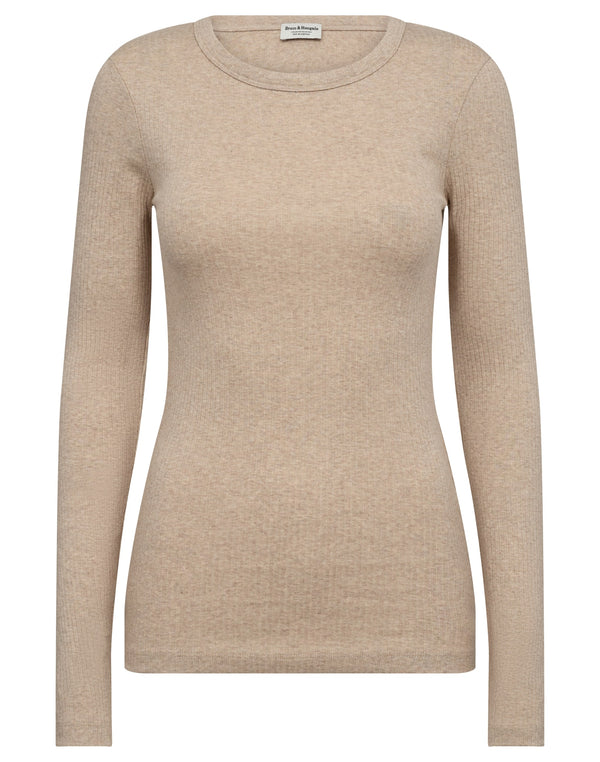 BS Margrethe Långärmad T-Shirt - Sand