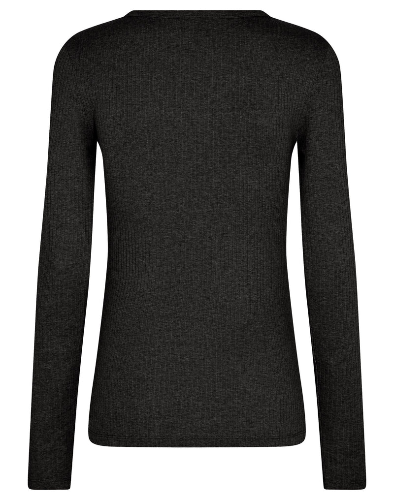 BS Margrethe Långärmad T-Shirt - Black