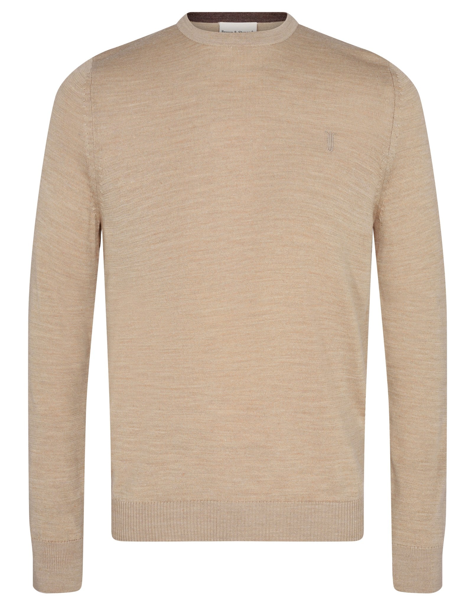 BS Jupiter Regular Fit Stickat - Sand