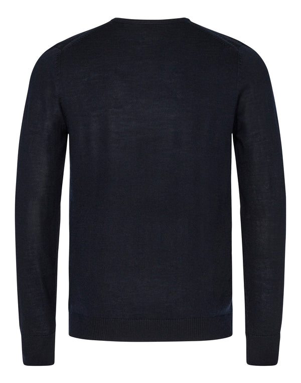 BS Uranus Regular Fit Stickat - Navy