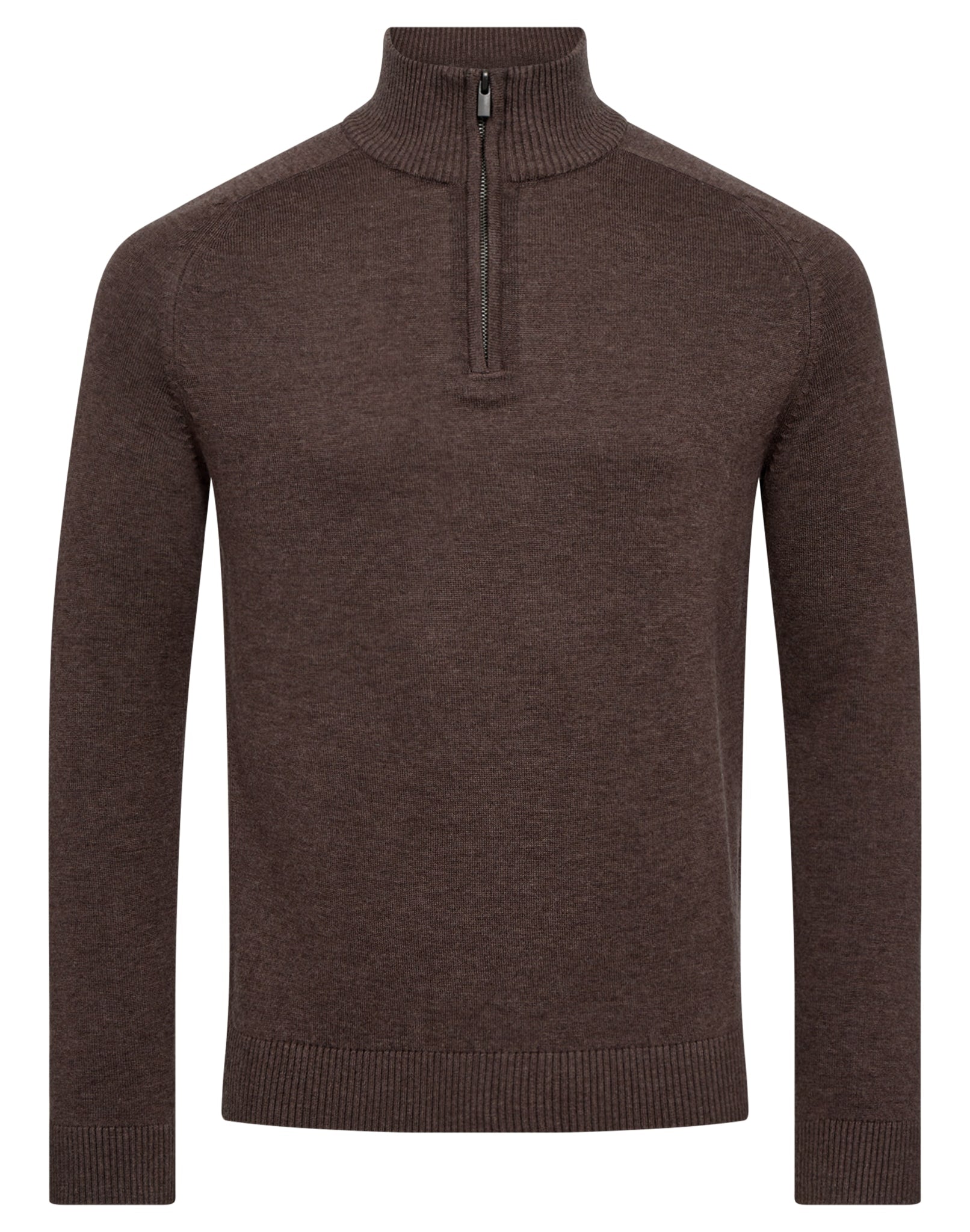 BS Pelle Regular Fit Stickat - Brown