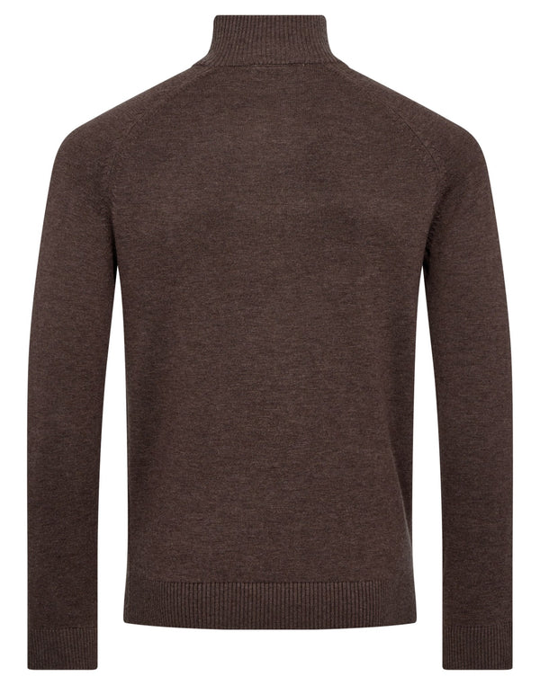 BS Pelle Regular Fit Stickat - Brown