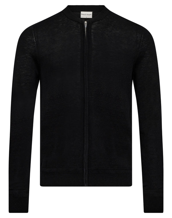 BS Alon Regular Fit Stickat - Black