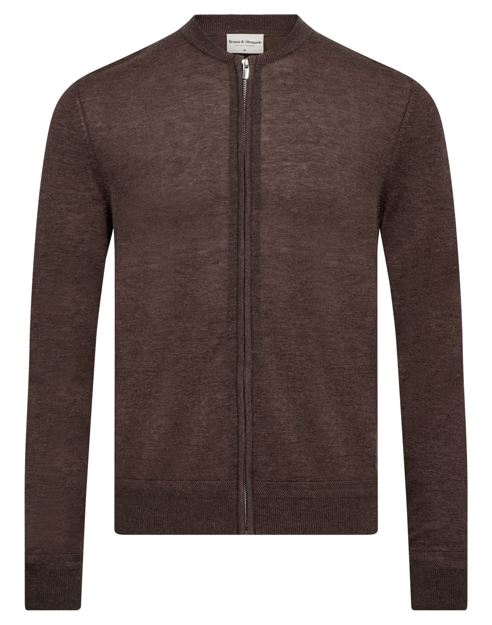 BS Alon Regular Fit Stickat - Brown