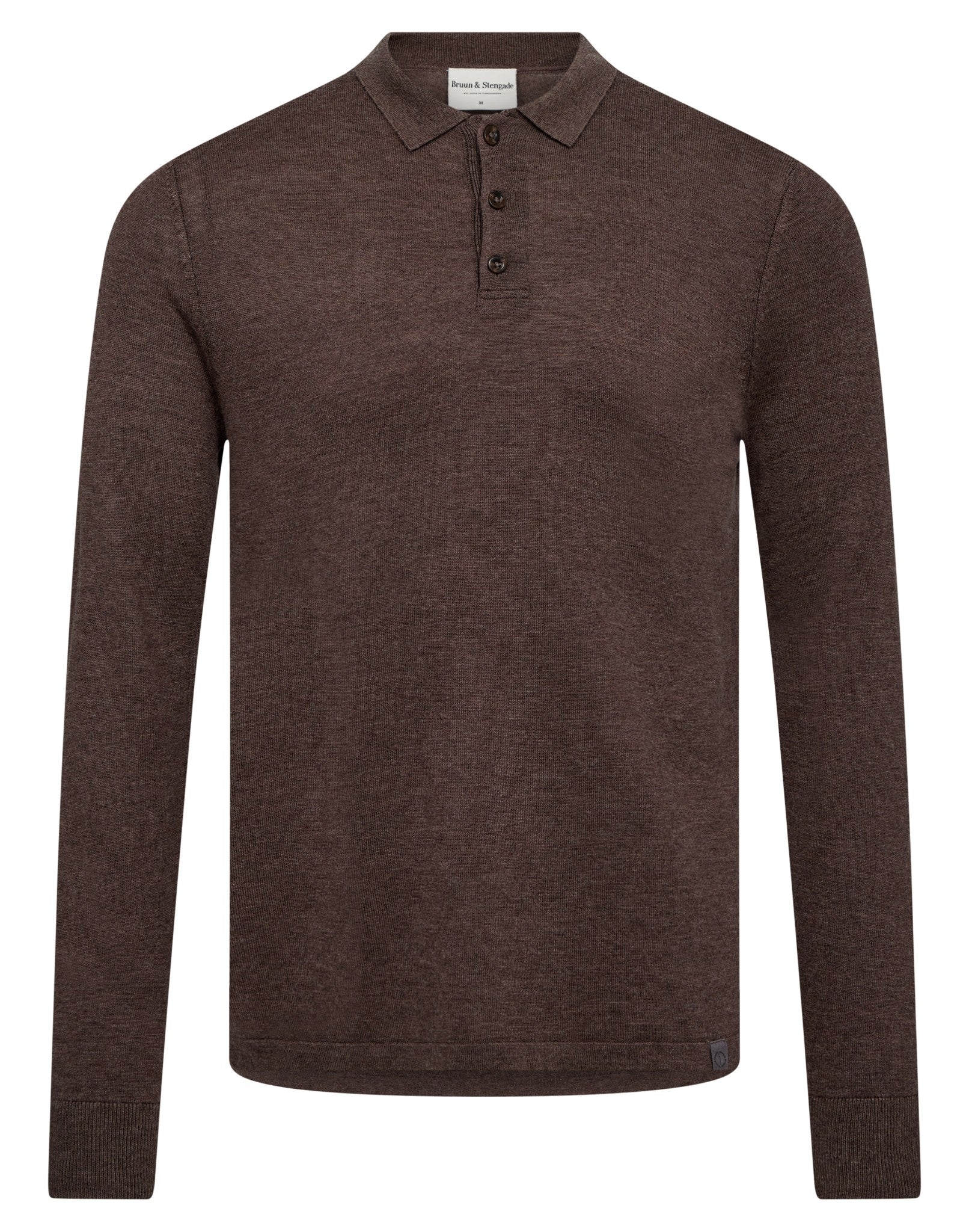 BS Atlas Regular Fit Stickat - Brown