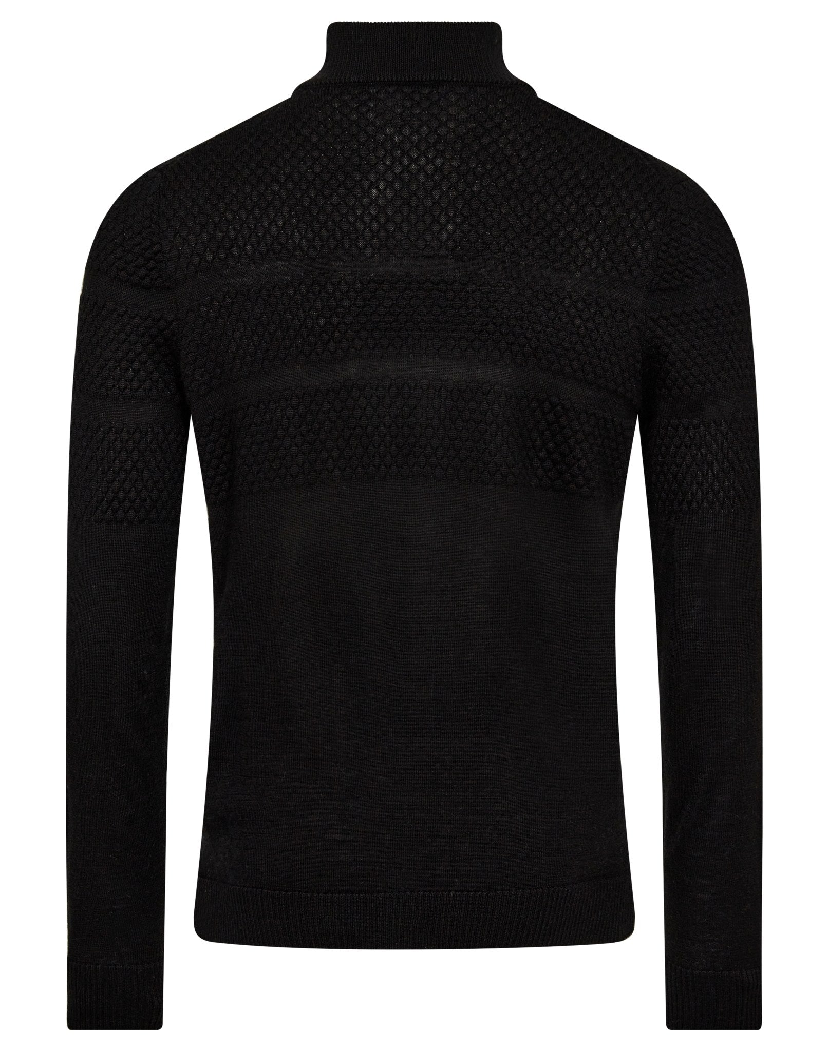 BS Eaton Regular Fit Stickat - Black