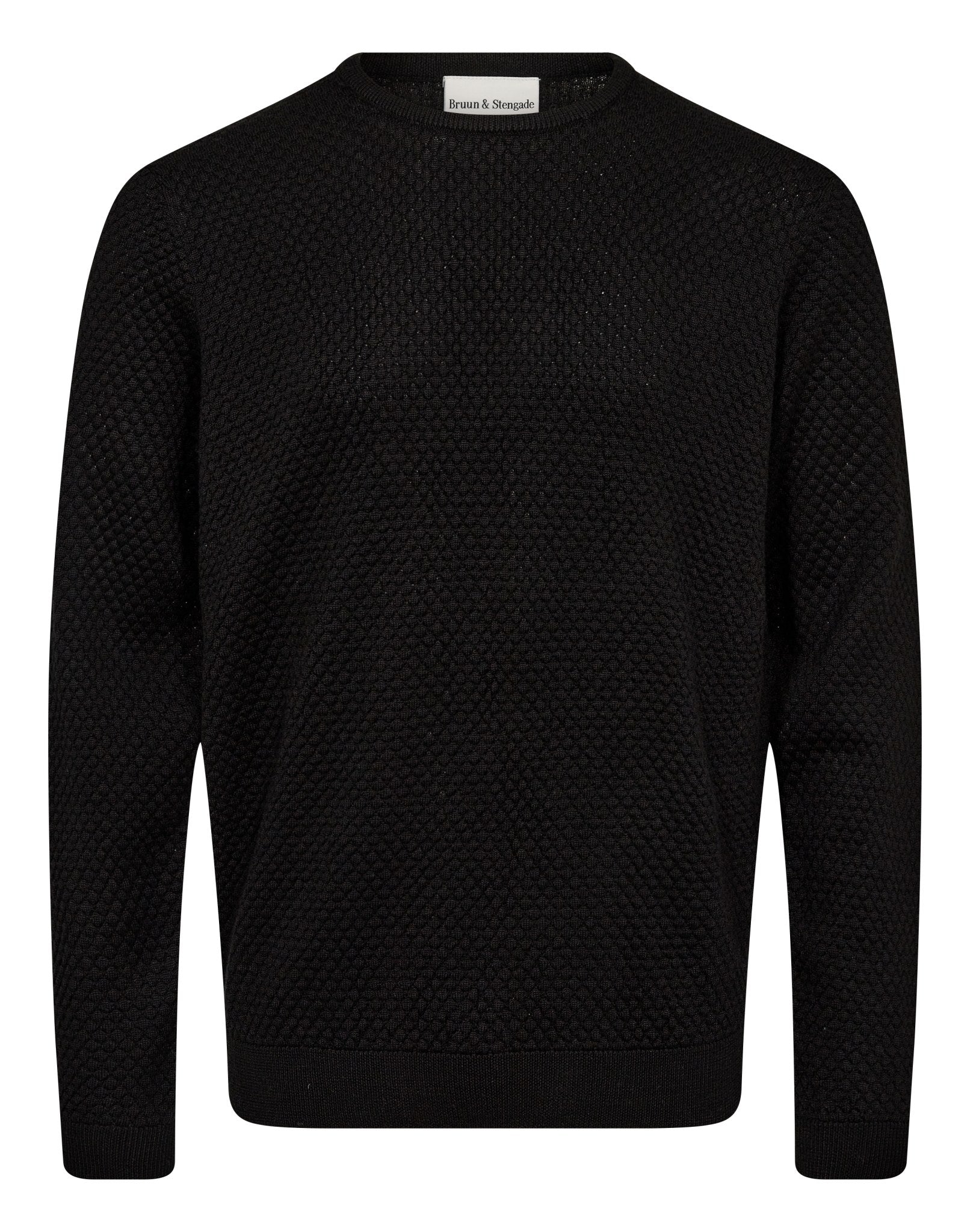 BS Irving Regular Fit Stickat - Black