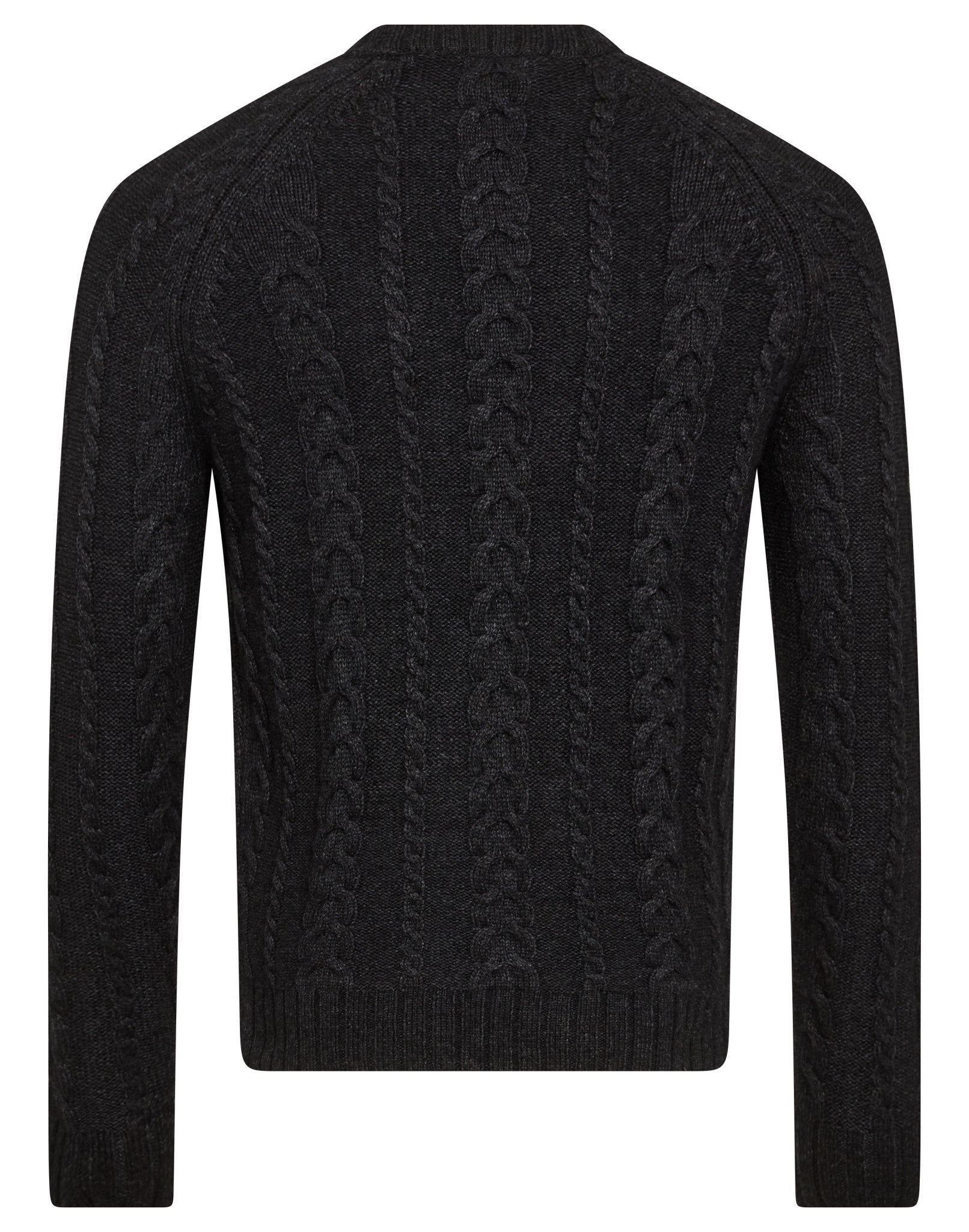 BS Nako Regular Fit Stickad tröja - Charcoal