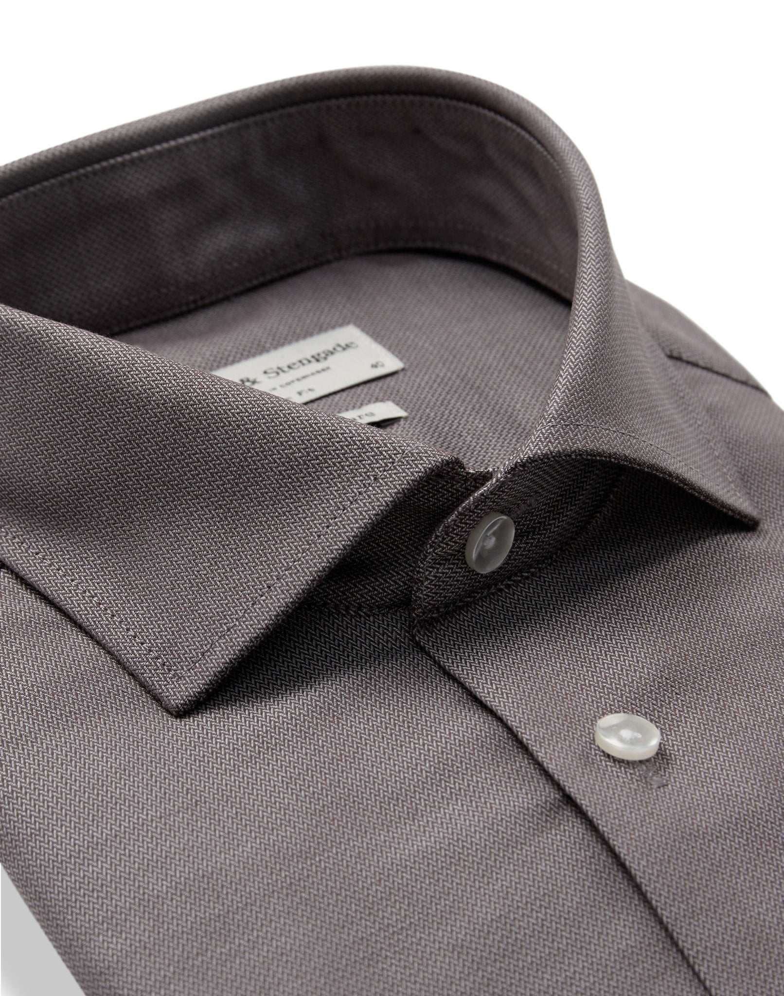 BS Goran Slim Fit Skjorta - Brown