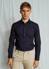 BS Dario Slim Fit Skjorta - Navy