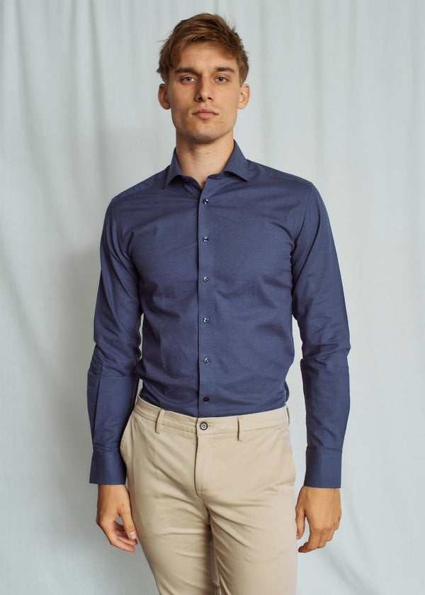 BS Holiday Slim Fit Skjorta - Blue