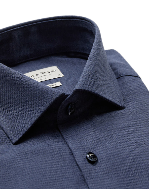 BS Holiday Slim Fit Skjorta - Blue