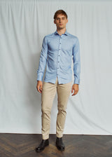 BS Ibaka Slim Fit Skjorta - Blue