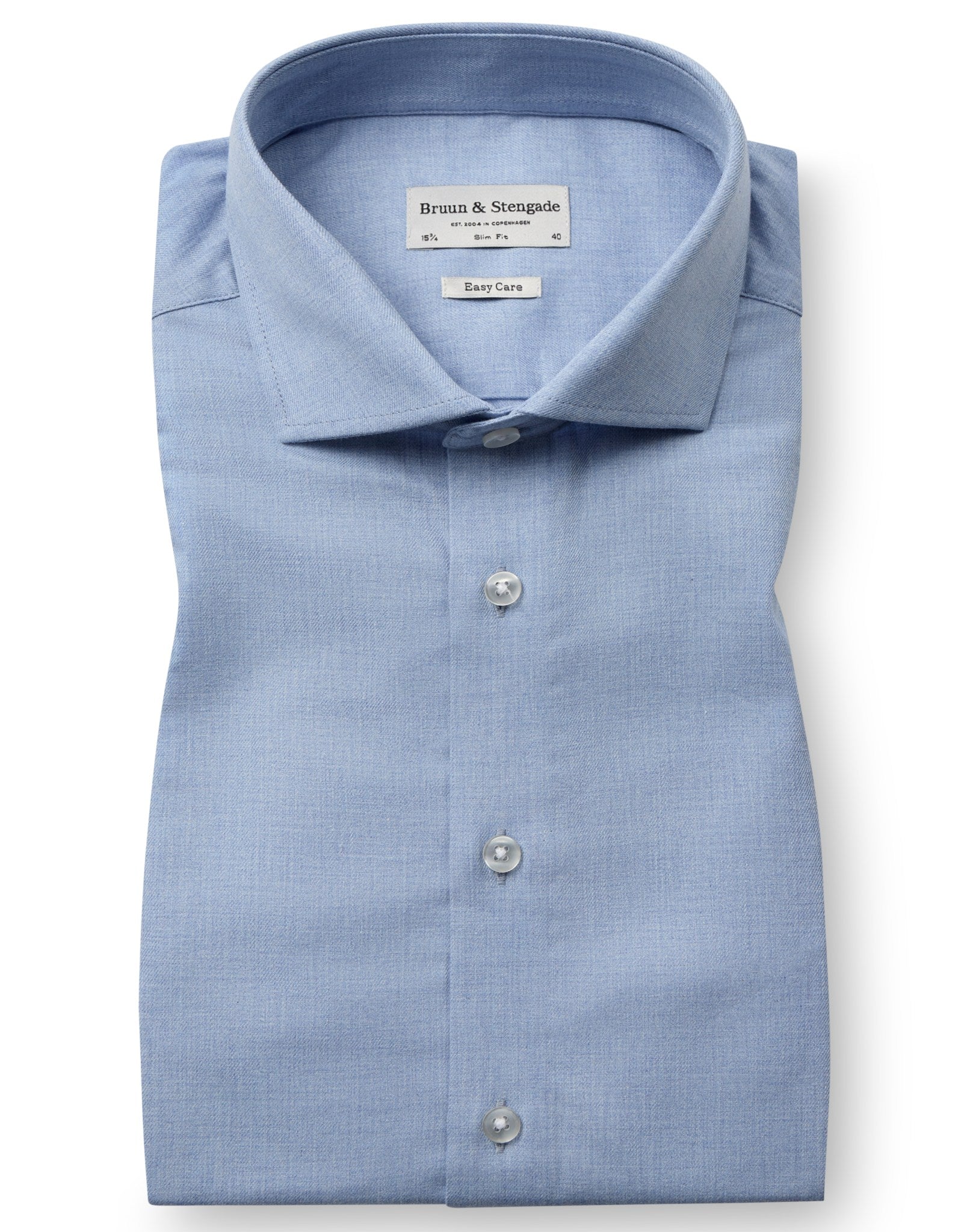 BS Kristaps Slim Fit Skjorta - Light Blue