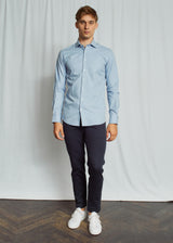 BS Kristaps Slim Fit Skjorta - Light Blue