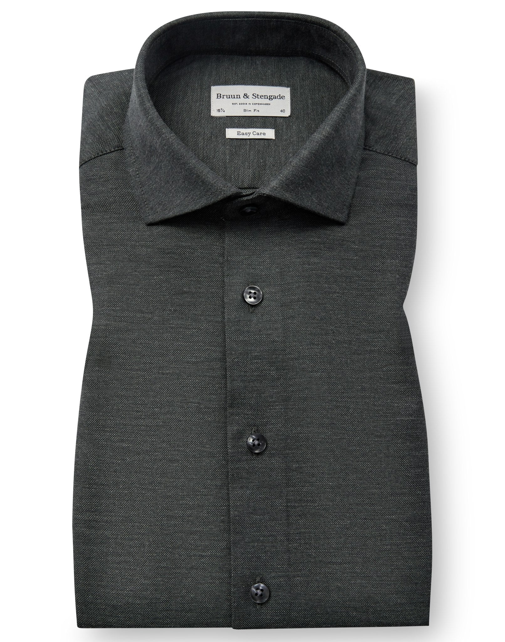 BS Oladipo Slim Fit Skjorta - Dark Green