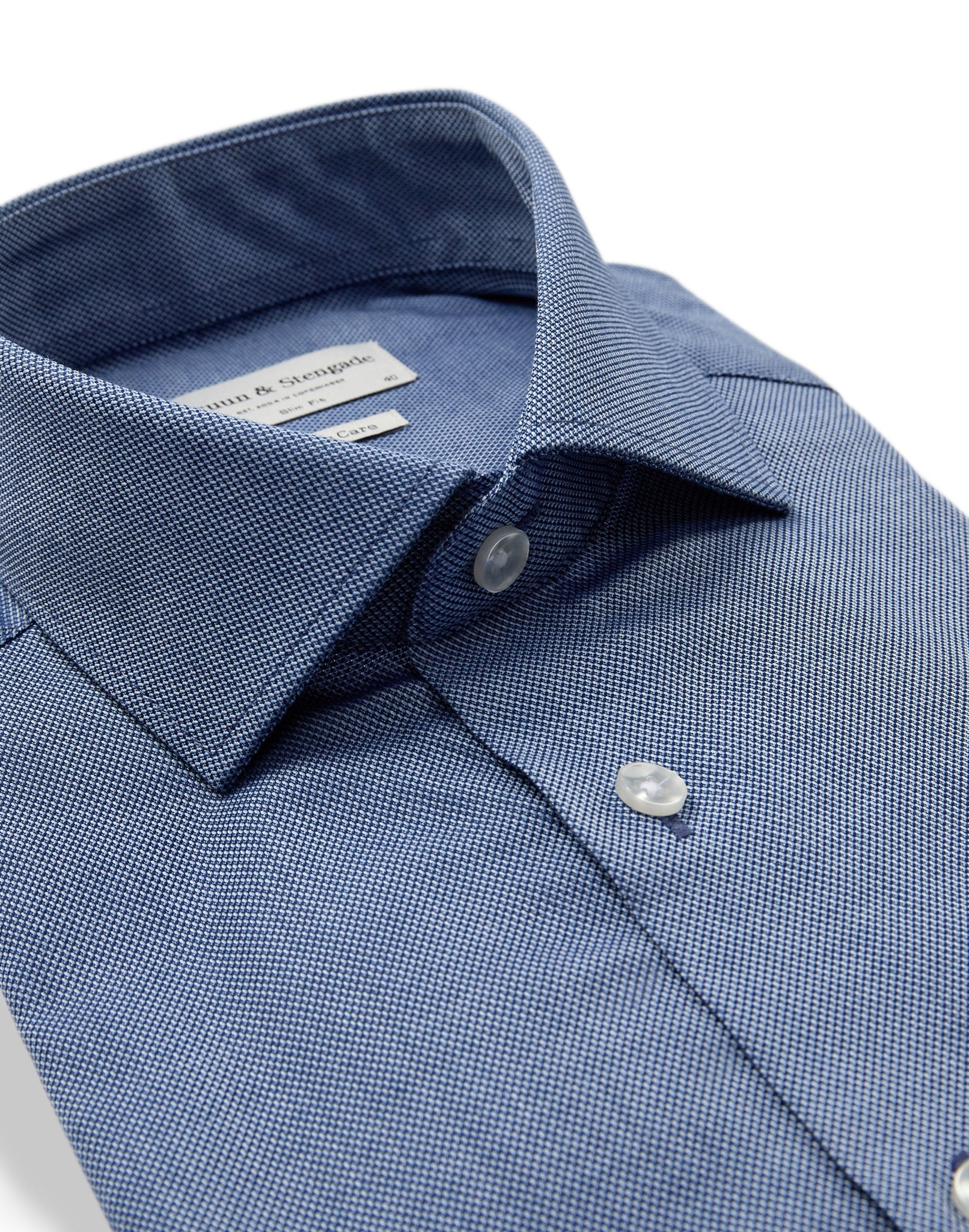 BS Rubio Slim Fit Skjorta - Blue