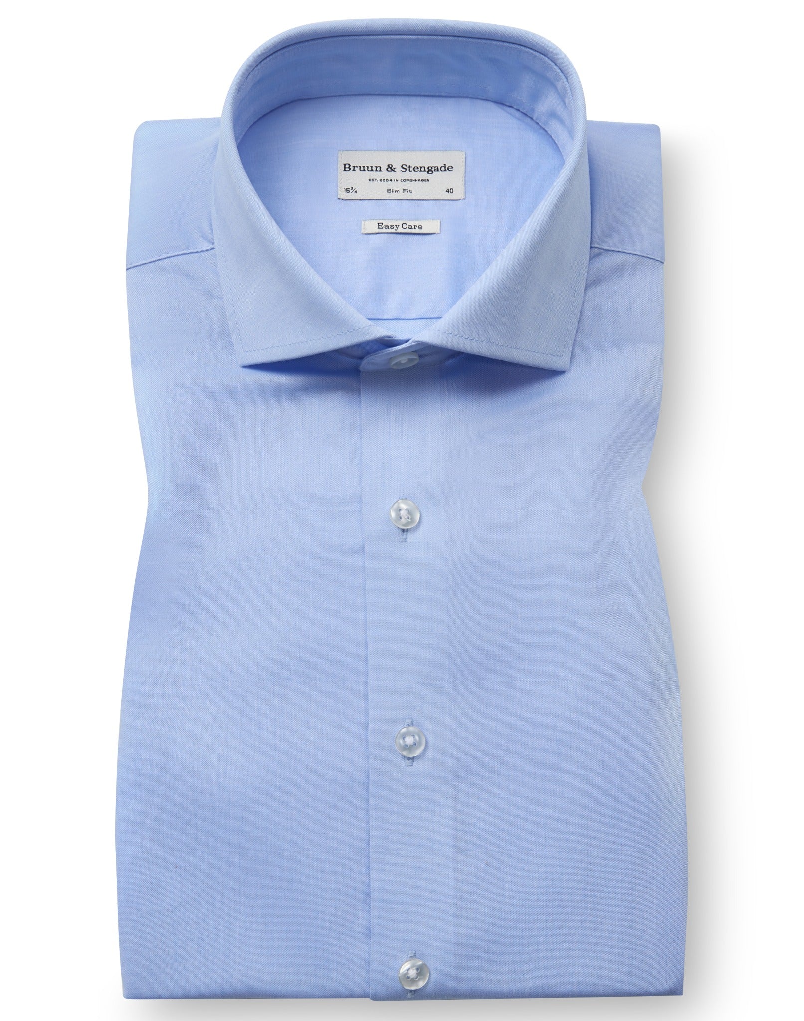 BS Vucevic Slim Fit Skjorta - Light Blue