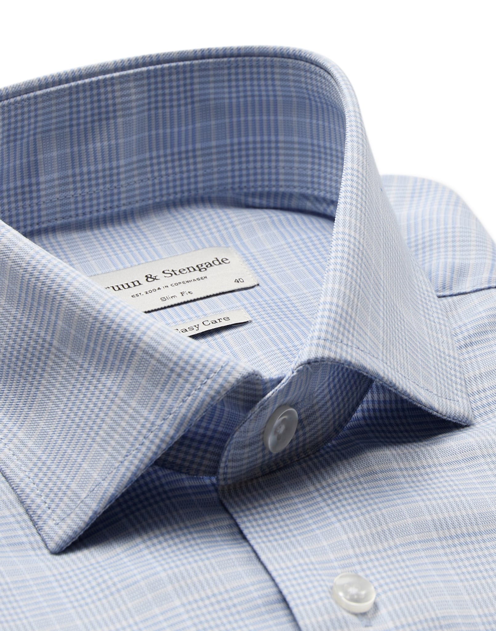 BS Delmar Slim Fit Skjorta - Blue