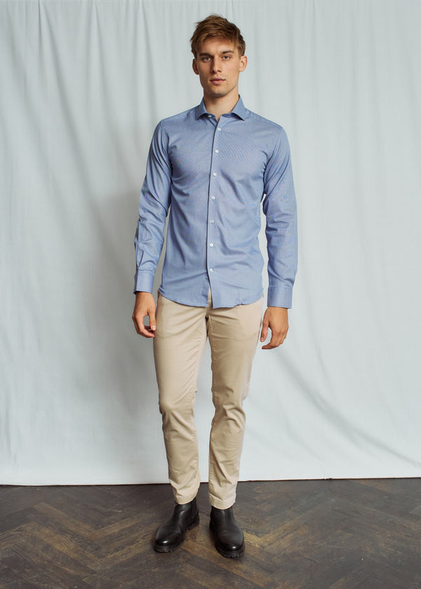 BS Devin Modern Fit Skjorta - Blue