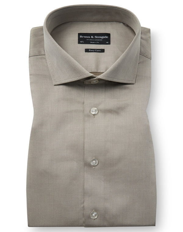 BS Conley Modern Fit Skjorta - Light Brown