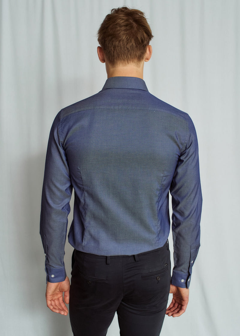 BS Tobias Modern Fit Skjorta - Blue