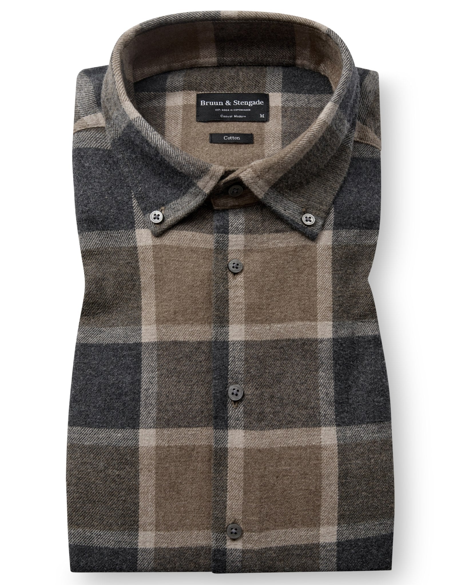 BS Wilton Casual Modern Fit Skjorta - Brown