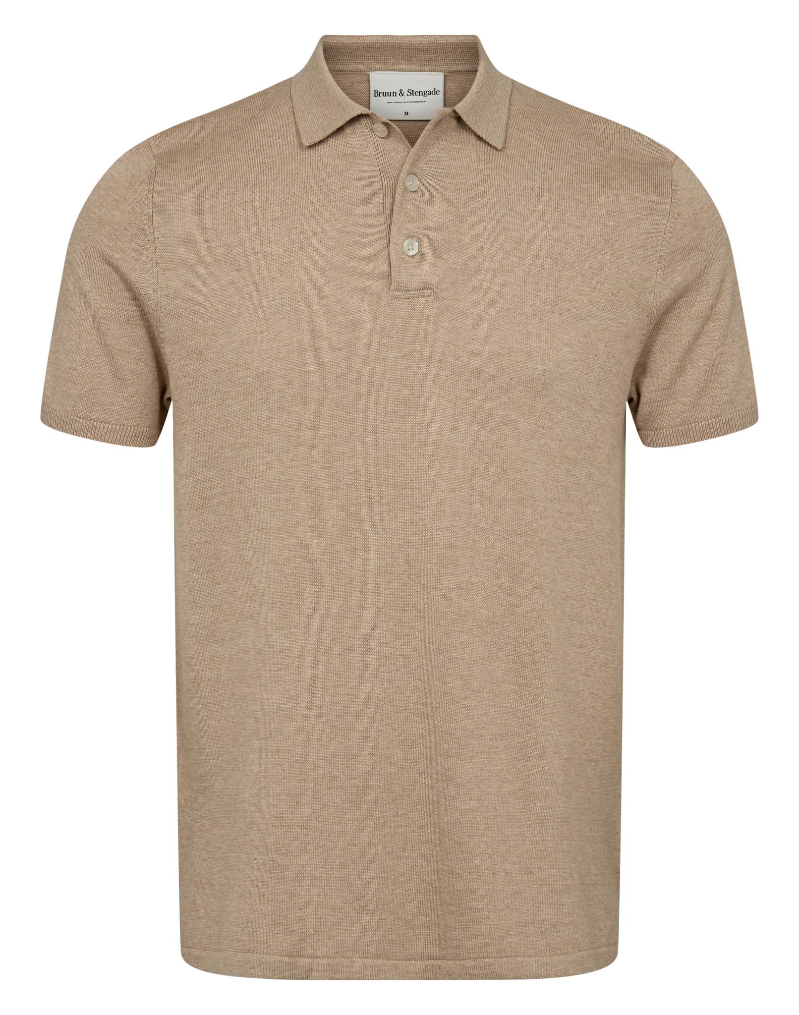 BS Aaran Regular Fit Pikétröja - Beige