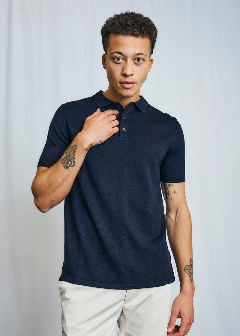 BS Aaran Regular Fit Polo - Navy