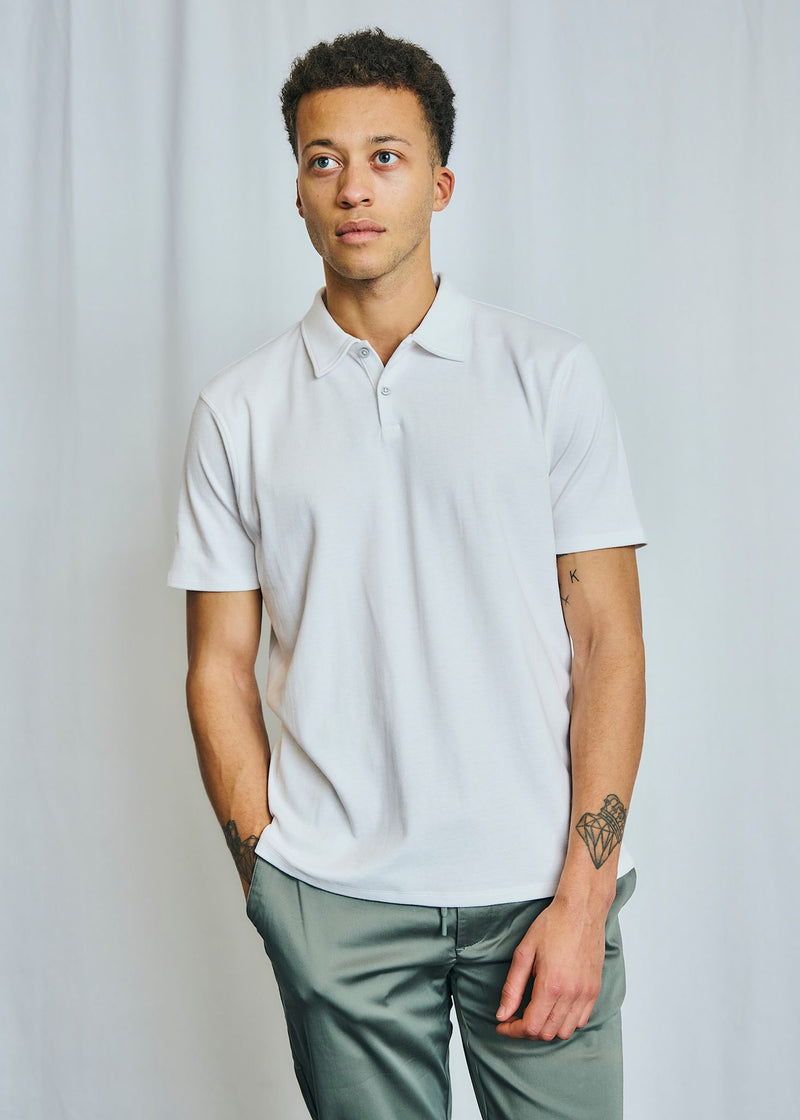 BS Ishigaki Regular Fit Polo - White