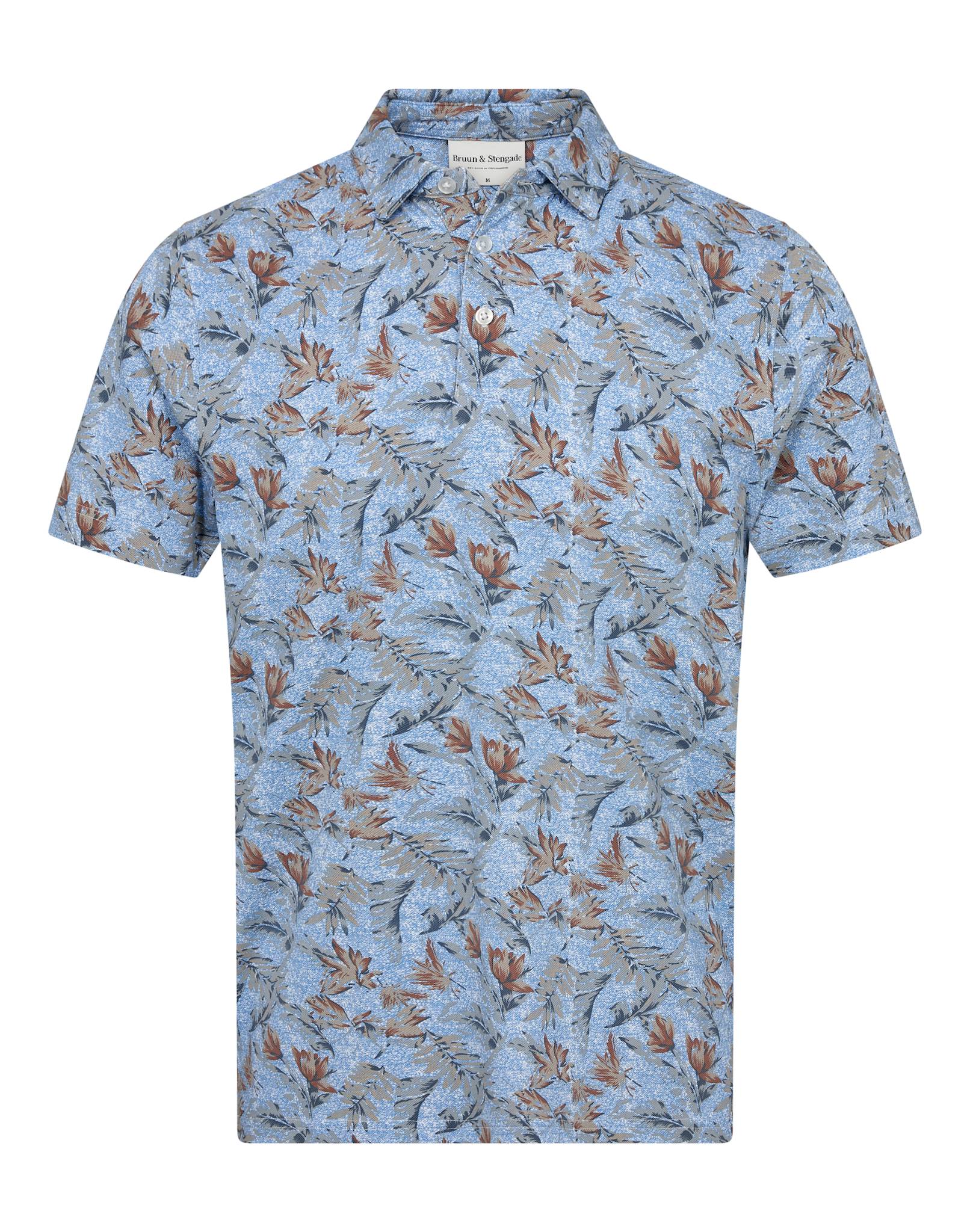 BS Iriomote Regular Fit Pikétröja - Ljusblå