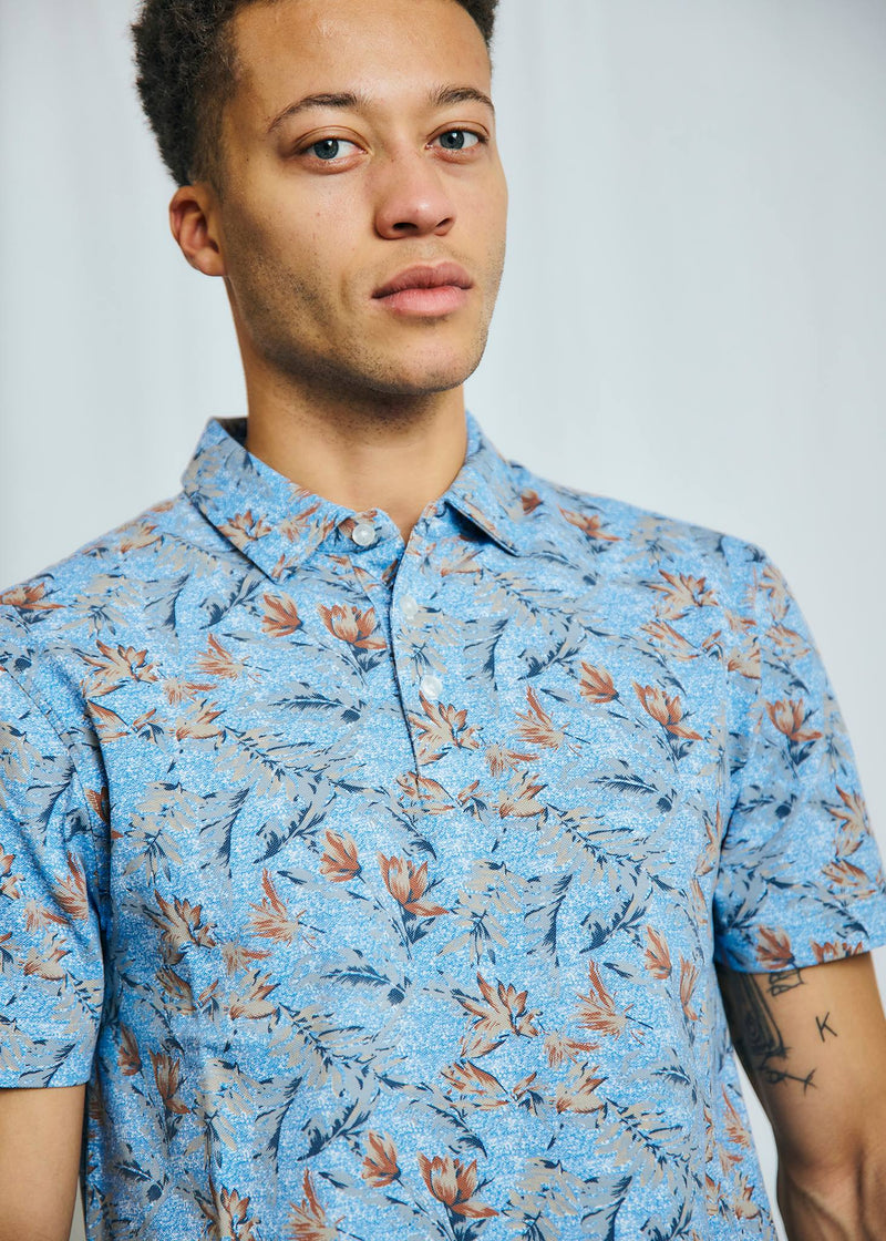 BS Iriomote Regular Fit Polo - Light Blue