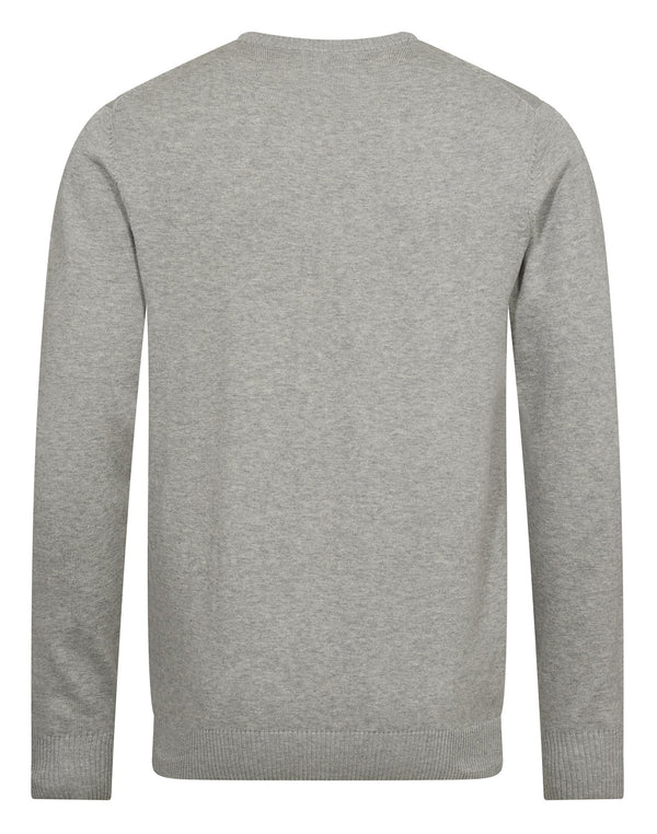 BS Jupiter Regular Fit Stickat - Light Grey