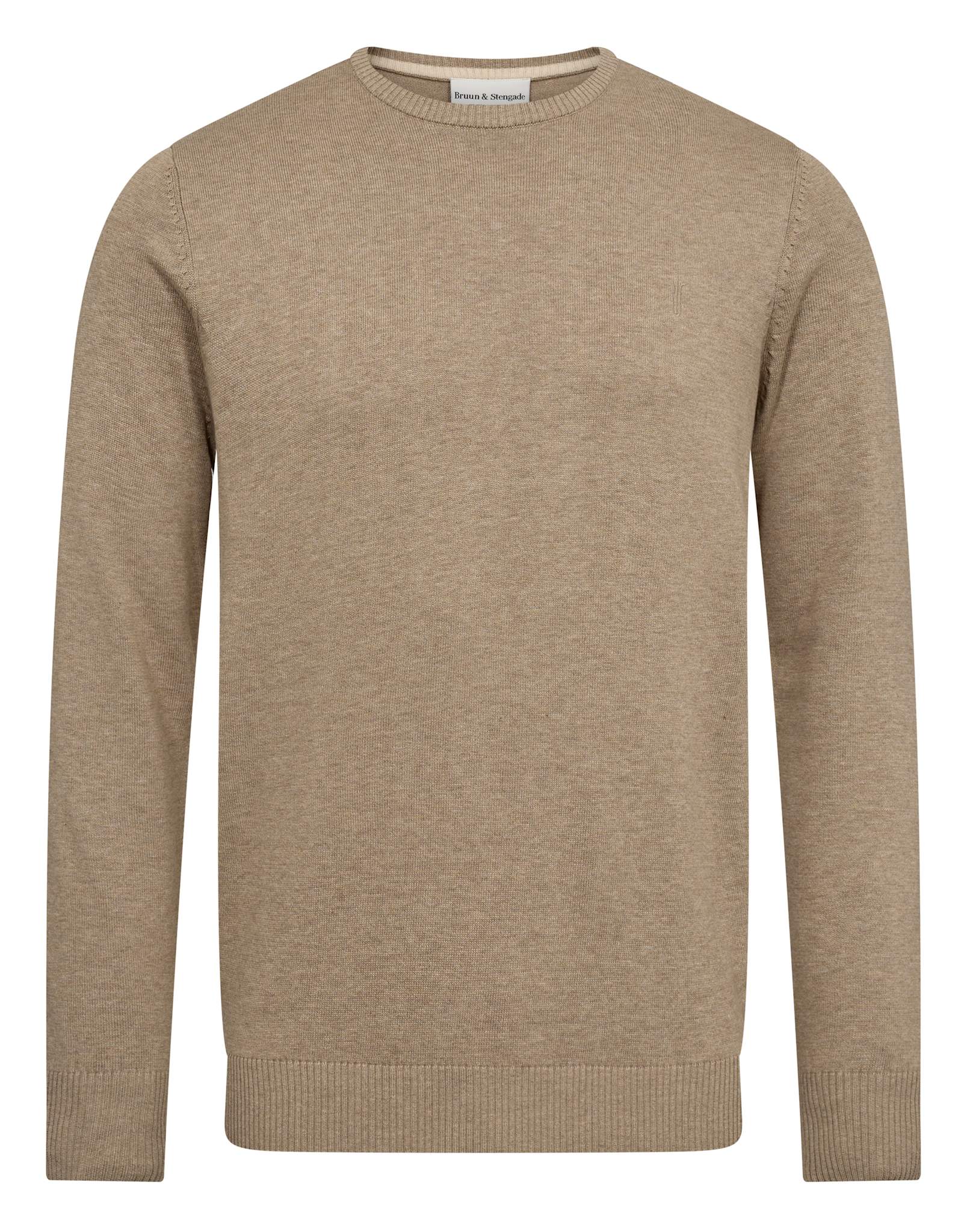 BS Jupiter Regular Fit Stickat - Light Brown