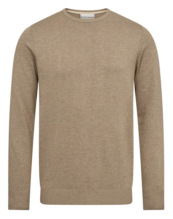 BS Jupiter Regular Fit Stickat - Light Brown
