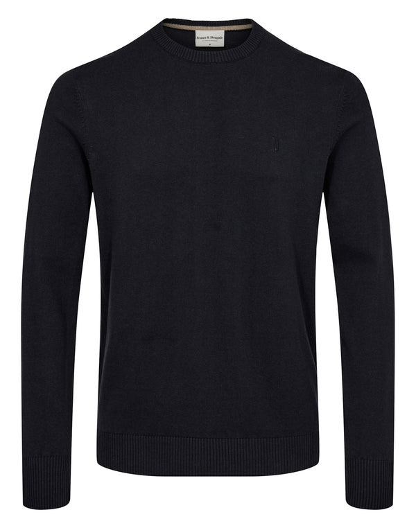 BS Jupiter Regular Fit Stickat - Navy