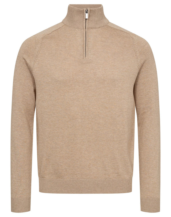 BS Vangelis Regular Fit Stickat - Beige