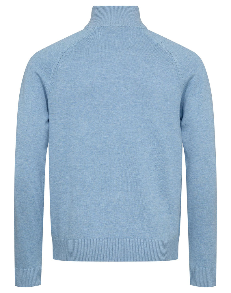 BS Vangelis Regular Fit Stickat - Light Blue