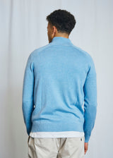 BS Vangelis Regular Fit Stickat - Light Blue