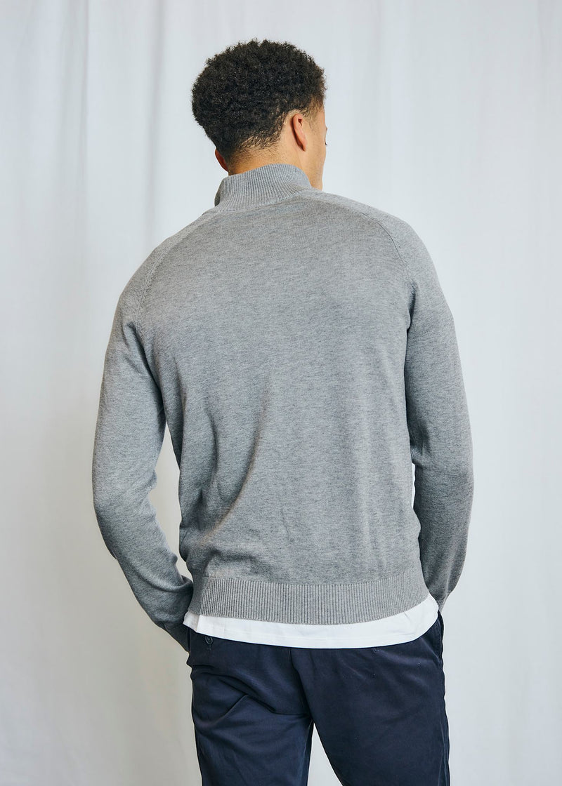 BS Vangelis Regular Fit Stickat - Light Grey