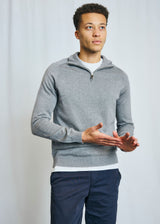 BS Vangelis Regular Fit Stickat - Light Grey