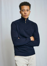 BS Vangelis Regular Fit Stickat - Navy