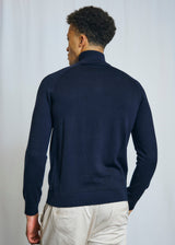 BS Vangelis Regular Fit Stickat - Navy