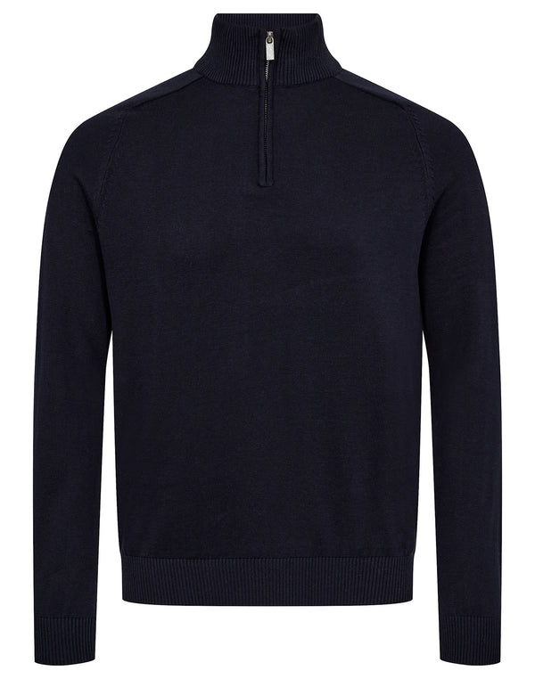 BS Vangelis Regular Fit Stickat - Navy