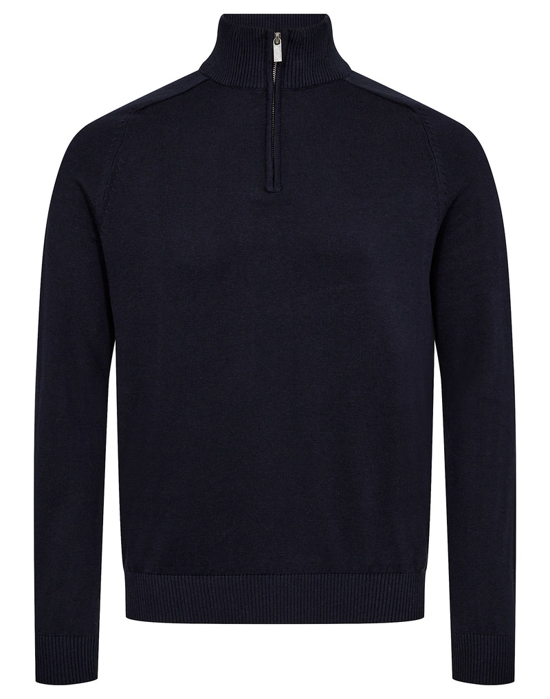 BS Vangelis Regular Fit Stickat - Navy