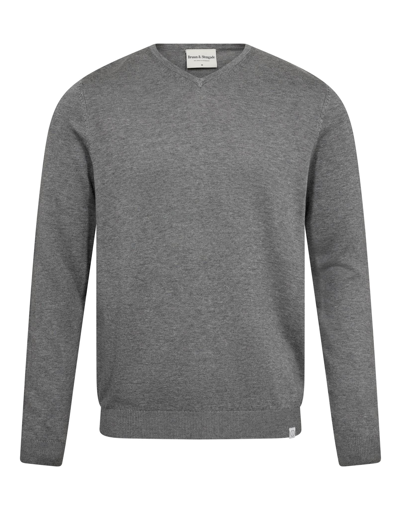BS Tefta Regular Fit Stickat - Light Grey