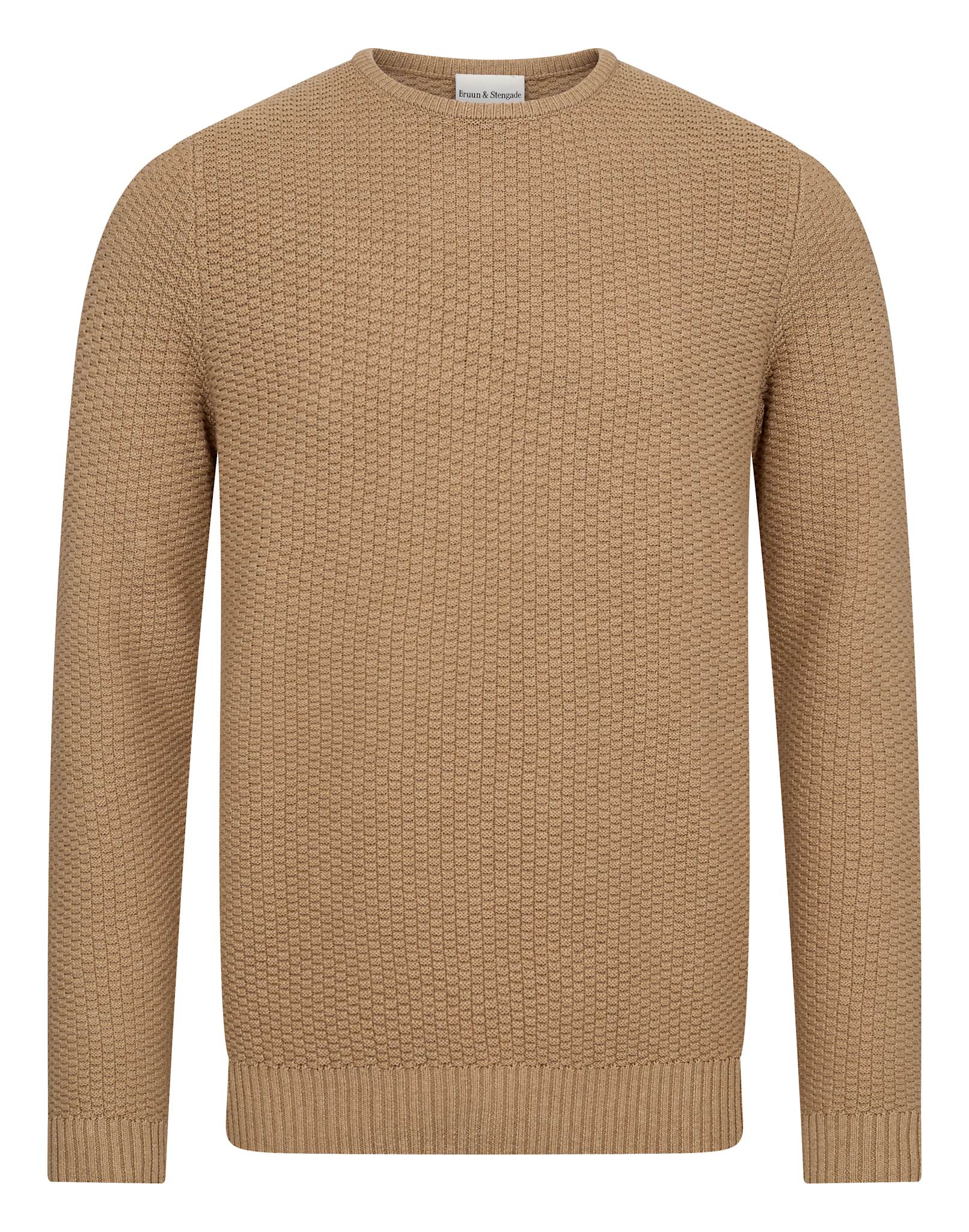 BS Otis Regular Fit Stickat - Beige