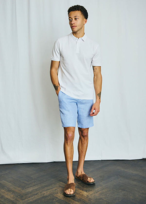 BS Renato Regular Fit Shorts - Light Blue